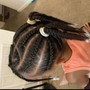 Straight Back Cornrows