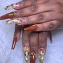 Acrylic Overlay - DRY PEDICURE