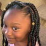 Kid's Medium Knotless Braids