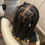 Kid Knotless Box Braids (Large, 32") (Up to Age 12 ONLY)