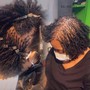 Platts or two strand natural  hair (no weave)