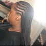 Clarifying wash/ Extra Small Knotless Braids,