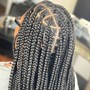 Clarifying wash/ Extra Small Knotless Braids,