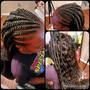 Large Knotless Box Braids