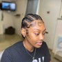 Medium knotless braids