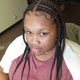 Kid's feed-in braids styles