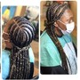 2 Feed In Braids