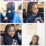 Kiddie Knotless Braids Medium 12 years and under