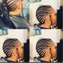 Cornrow design styles