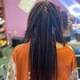 Knotless bohemian Senegalese twist