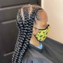 Smedium Knotless Plaits