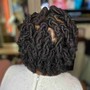 4 staight back feed in braids