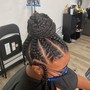 2 Feed-Ins Braids