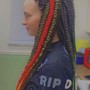 Half and half braids