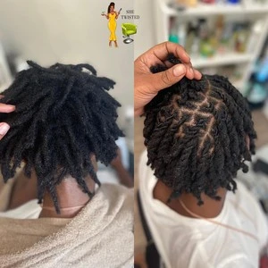 How to retwist your locs at home - Grace Eleyae