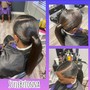 ROLLER SET ON RELAXED HAIR ONLY