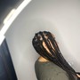 Large Knotless Box Braids