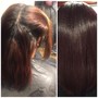 Hair glaze (gloss) treatment