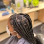 Basic wig braid-down Cornrows