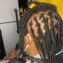 Pre braided Crochet with individual braids at the top