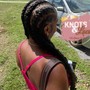 Natural Boho Knotless Braids (XS)