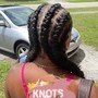 Creative Braids + Natural Boho Knotless (15 Mins)