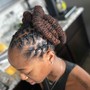 Locs W/ Braid