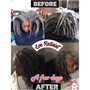 Loc Re-twist (top of head shaved sides)