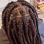 Mediums knotless or regular Box Braids