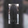 Natural hair Box Braids