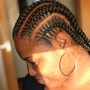 4 crisscross braids