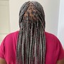 Large knotless braids