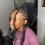 Invisible Locs (Upper Back)