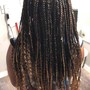 Large Knotless Box Braids