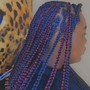 6 stitch braids w/heart