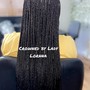 Large lower back Goddess Braids