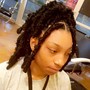 Butterfly locs (neck length)