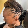 Kid's Braids updo 6 and under