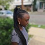 Box Braids (shoulder length)