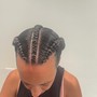 Cornrows (5-8 braids)