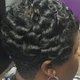 Braid Down for weave