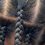 smedium knotless braids