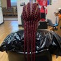 Large Knotless Box Braids