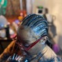 (Med) Straight Back Cornrows