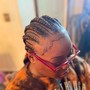 (Med) Straight Back Cornrows