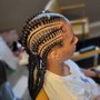 2 Feed In Stitch Braids