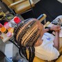 2 Feed In Stitch Braids