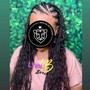 Stitch braids  with half Sew In style