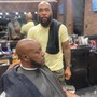 Bald shave w/Razor Hot Towel