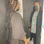 Goddess knotless Braids